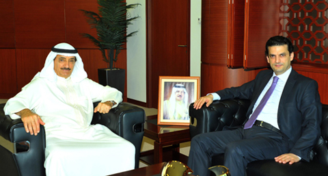 رئيس جهاز المساحة والتسجيل العقاري يستقبل القائم باعمال السفير اللبناني