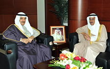 معالي رئيس جهاز المساحة والتسجيل العقاري يستقبل سفير المملكة العربية السعودية الشقيقة لدى مملكة البحرين