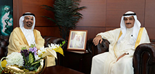 رئيس جهاز المساحة والتسجيل العقاري يستقبل سفير دولة الإمارات العربية المتحدة