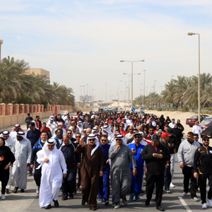 جهاز المساحة والتسجيل العقاري ينظم فعالية بمناسبة اليوم الرياضي البحريني