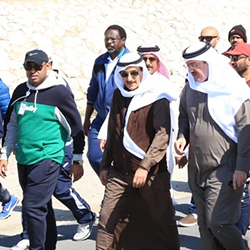 معالي الشيخ سلمان بن عبدالله آل خليفة يشارك الموظفين الفعاليات الرياضية بمناسبة اليوم الرياضي البحريني   