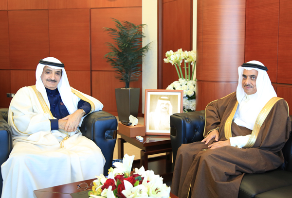 معالي رئيس جهاز المساحة والتسجيل العقاري يستقبل سعادة سفير المملكة العربية السعودية الشقيقة لدى مملكة البحرين