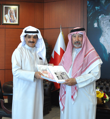 معالي رئيس جهاز المساحة والتسجيل العقاري يستقبل الدكتورعبدالله يوسف المطوع