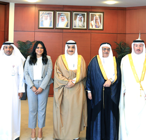 معالي رئيس جهاز المساحة والتسجيل العقاري يستقبل رئيس مجلس إدارة جمعية المحامين البحرينية و أعضاء المجلس الجديد