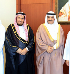 رئيس جهاز المساحة والتسجـل العقاري يستقبل رئيـس وأعضاء جمعيـة السنـابل لرعـاية الايتام