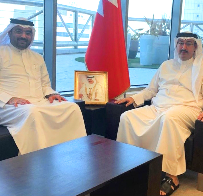 سعادة الشيخ محمد بن خليفة آل خليفة يستقبل سعادة النائب أحمد السلوم