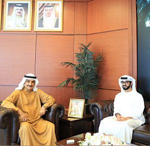 رئيس جهاز المساحة والتسجيل العقاري يستقبل سفير دولة الإمارات العربية المتحدة