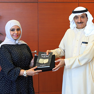 معالي رئيس الجهاز يستقبل الدكتورة سهير المهندي 