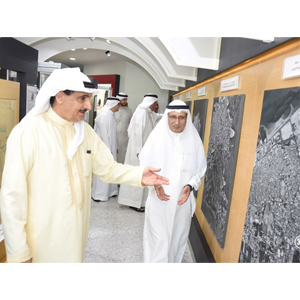 سعادة  رئيس المساحة والتسجيل العقاري يستقبل رئيس تحرير صحيفة الأيام البحرينية